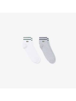 Lacoste - Multi-Color Striped Socks (Pack of 2)