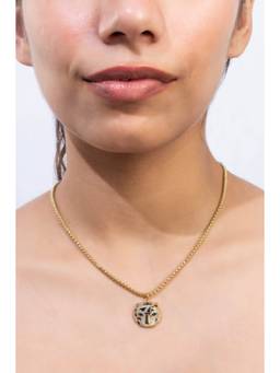 MINJI AND CO. - Charm Gold Plated Brass Necklace