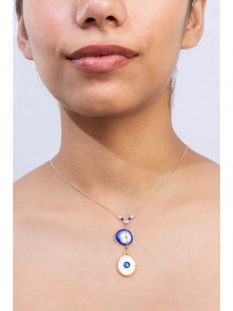 MINJI AND CO. - Modern Cylinder Shape Gold Plated Brass Necklace