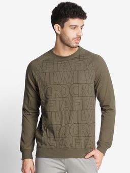 WILDCRAFT - Men Olive Sweatshirt