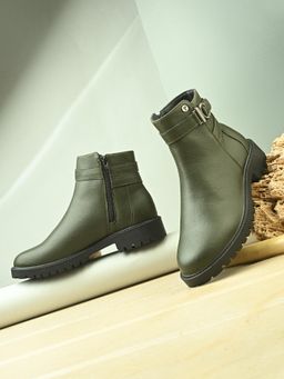 EL PASO - Olive Women Casual Boots