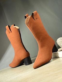 EL PASO - Tan Women Casual Boots