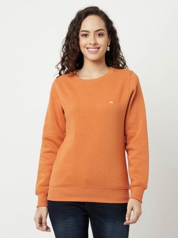 CRIMSOUNE CLUB - Women Orange Sweatshirt
