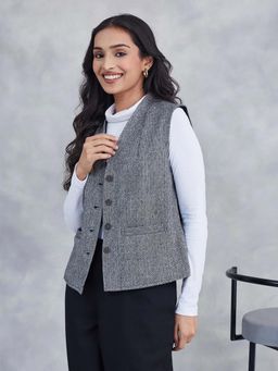 Fabindia - Grey Wool Jacket