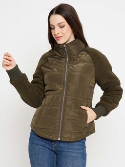 Madame - Quilted Olive Green Jacket