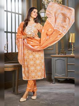 Atha Fashion - Sunlit Elegance Kurta with Pant & Dupatta