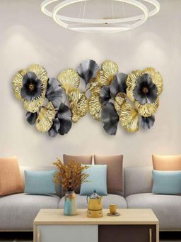 The Art House - Black and Gold Wrought Iron Wall Art