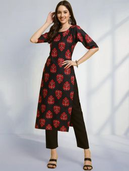 Gahan - Womens Multi-Color Festive & Printed Kurta with Pant