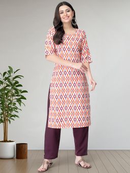 Gahan - Womens Multi-Color Festive & Printed Kurta with Pant