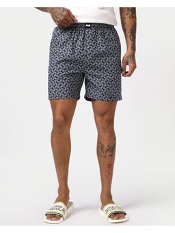 Bewakoof - Mens Blue All Over Printed Boxers