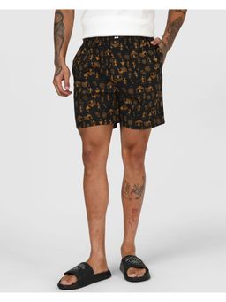Bewakoof - Mens Black All Over Printed Boxers