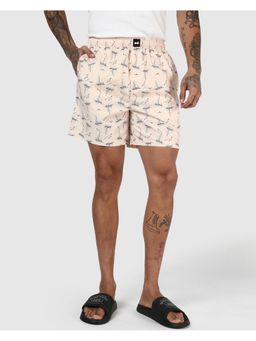 Bewakoof - Mens Beige All Over Printed Boxers