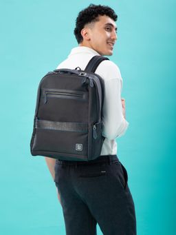 EUME - Unisex Alpha 27L Nylon Up To 15 Inch Laptop Backpack -Black