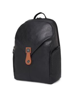 EUME - Unisex Helix 28L Polyurethane Up To 15 Inch Laptop Backpack -Black