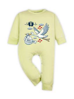 Arvesa - Yellow I Nana Nani See You Soon Printed Romper (0-3 Months)