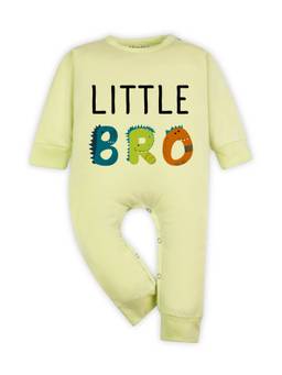 Arvesa - Yellow Little Bro Printed Romper