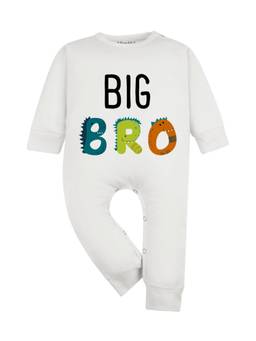 Arvesa - White Big Brother Printed Romper