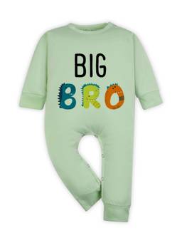 Arvesa - Green Big Brother Printed Romper