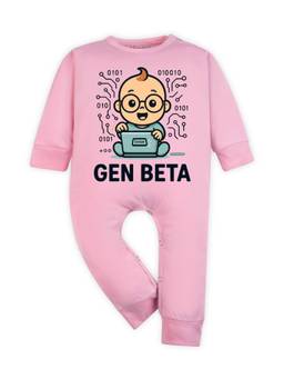 Arvesa - Pink Gen Beta Printed Romper