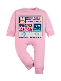 Arvesa - Pink Gen Beta Printed Romper