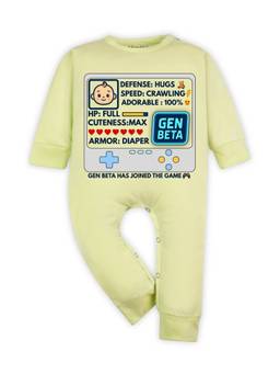 Arvesa - Yellow Gen Beta Printed Romper