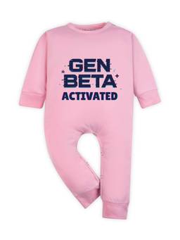 Arvesa - Pink Gen Beta Typography Romper