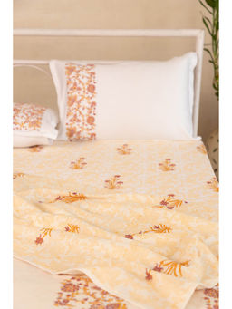 ADYA - Honey & Ruby Lily Cotton Dohar