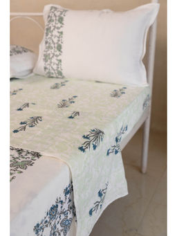 ADYA - Fern Marigold Cotton Dohar