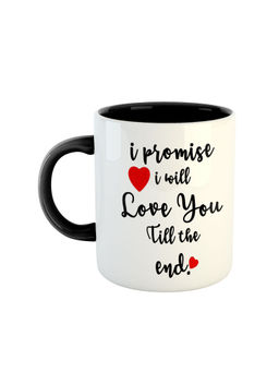 ARTBUG - Black I Promise I Love You Coffee Mug Gift