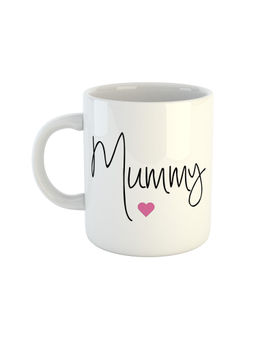 ARTBUG - White Best Mummy Printed Ceramic Coffee Mug Best Gift For Mothers Day