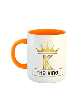 ARTBUG - Orange The King Printed Ceramic Coffee Mug