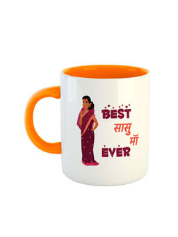 ARTBUG - Orange Best Sasu Maa Ever Printed Ceramic Coffee Mug