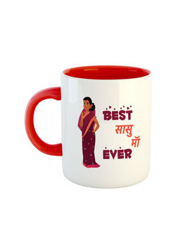 ARTBUG - Red Best Sasu Maa Ever Printed Ceramic Coffee Mug