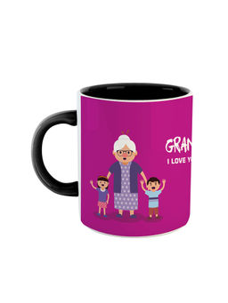 ARTBUG - Black Grandma I Love You Printed Ceramic Coffee Mug