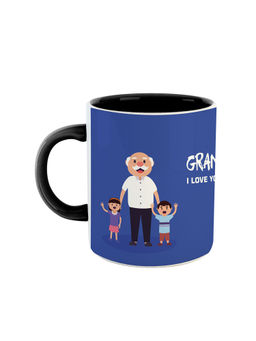 ARTBUG - Black Grandpa I Love You Printed Ceramic Coffee Mug