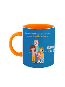 ARTBUG - Orange We Love You Grandpa Printed Coffee Mug