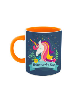 ARTBUG - Orange Unicorns Are Real Printed Coffee Mug
