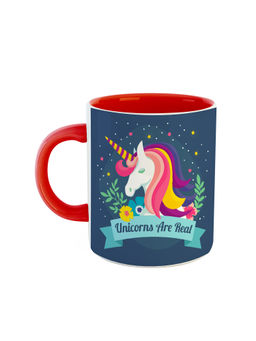 ARTBUG - Red Unicorns Are Real Printed Coffee Mug