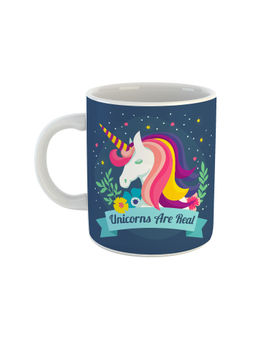 ARTBUG - White Unicorns Are Real Printed Coffee Mug