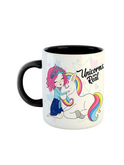 ARTBUG - Black Unicorns Are Real Printed Ceramic Coffee Mug