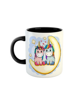 ARTBUG - Black Unicorn Lover Printed Coffee Mug