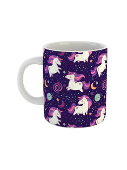 ARTBUG - White Unicorn Printed Coffee Mug