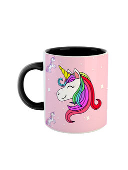 ARTBUG - Black Unicorns Printed Coffee Mug