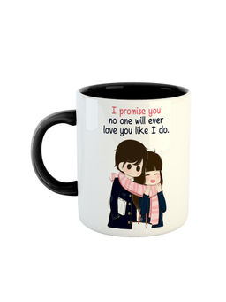 ARTBUG - Black I Promise You No One Will Ever Love You Like I Do Ceramic Coffee Mug