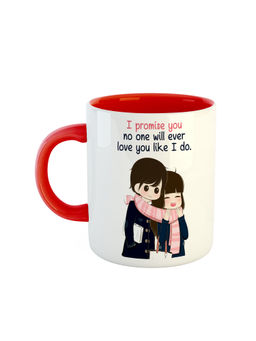 ARTBUG - Red I Promise You No One Will Ever Love You Like I Do Ceramic Coffee Mug