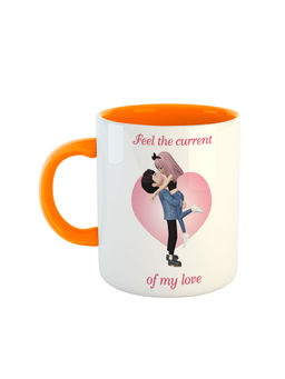 ARTBUG - Orange Feel The Current Of My Love Ceramic Coffee Mug