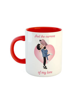 ARTBUG - Red Feel The Current Of My Love Ceramic Coffee Mug