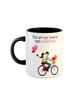 ARTBUG - Black You Are My Hearts Epic Adventure Ceramic Coffee Mug
