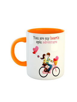 ARTBUG - Orange You Are My Hearts Epic Adventure Ceramic Coffee Mug