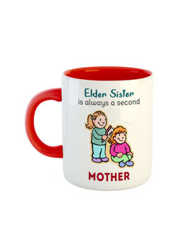 ARTBUG - Red Elder Sister Is Always A Second Mother Ceramic Coffee Mug